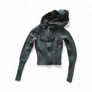Gray Women's Hooded Sweater
